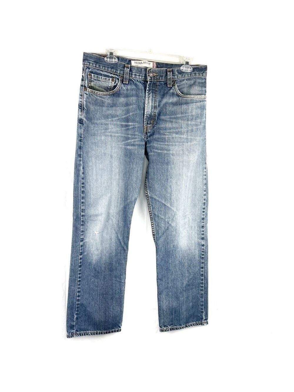 EUC-LEVI’S® Men's 505™ Straight Regular Fit Medium Wash Denim Jeans Size 33X30